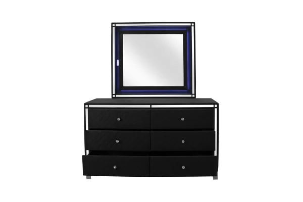 FurnTrix King Size Bedroom Furniture Set 5 Pieces - Image 3