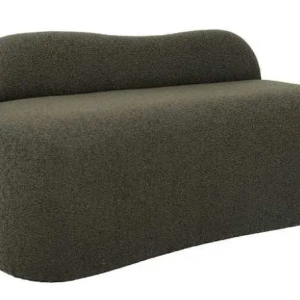 FurnTrix Gina Settee Bench, Moss Green