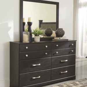 FurnTrix Rukinga Series – Dresser with Mirror